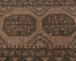3x6 Vintage Brown Persian Style Hand Knotted Low Pile Wool Area Rug